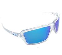 Oakley Cables Polarizzati 9129-05 Uomo Occhiali da Sole Quadrati Lucidato Clear