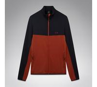 Oakley Canopy Full Zip Sweatshirt Blackout/rosso Fiamma