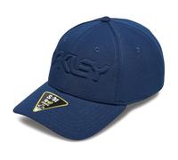 Oakley Cappello da uomo elasticizzato a 6 pannelli in rilievo, Blu, S