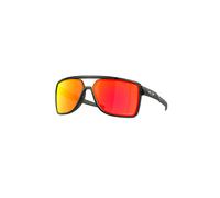 Oakley Uomo OO9147 CASTEL 914705 Occhiali da sole O_Matter Grigio Prizm Ruby Squadrata Normale Prizm