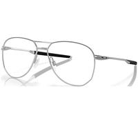 Oakley Uomo OX5077 CONTRAIL TI RX 507704 Montature da vista Titanio Grigio Trasparente Rotonda Normale