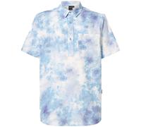 OAKLEY Deco Palms Rc Ss Button Down - Uomo - Blu / Bianco - Taglia S- modello 2024