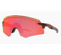 Oakley Encoder Occhiali da Sole Opaco Rosso Colorshift / Prizm Trail Torcia