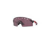 Oakley Uomo OO9235 ENCODER STRIKE VENTED 923516 Occhiali da sole O_Matter Rosa Grigio Maschera Normale Prizm