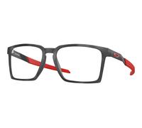 Oakley Exchange OX8055-04, Nero, Plastic, Uomini occhiali 56