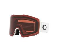 Oakley Fall Line L - Maschera invernale unisex da neve, colore: bianco opaco, granato da neve