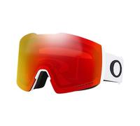 Oakley FALL LINE XL - Maschera da sci white/prizm snow torch iridium
