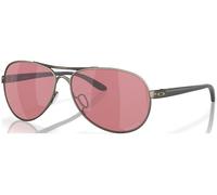 Oakley Donna OO4079 FEEDBACK 407949 Occhiali da sole Metallo Grigio Viola Rotonda Normale Prizm