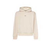 Oakley Felpa Metal Rise Uomo Cappuccio Regular Beige Maniche Lunghe