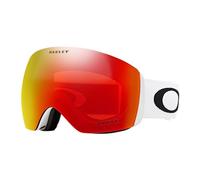 Maschera Oakley Flight Deck bianco con lente Prizm Torch