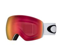 Oakley Flight Deck L - maschera sci - uomo White/Red unisex Prizm
