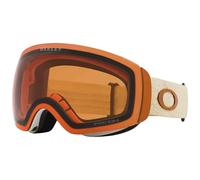 Oakley Flight Deck M Maschera Da Snowboard Bianco Arancione NUOVA