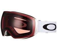 Oakley Flight Deck - Occhialini da neve, misura media, colore: Bianco opaco/Granato
