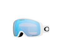 Oakley - Maschere da sci - Flight Tracker M Matte White Prizm Snow Sapphire Iridium - Blu Blu