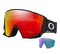Oakley - Maschera da sci con 2 lenti - Flow Scape M Matte Black Prizm Torch & Prizm Iced - Nero