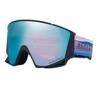 Oakley - Maschera da sci con 2 lenti - Flow Scape M Mikeala Shiffrin Signature Prizm Sapphire & Prizm Iced - Blu