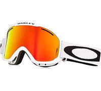 Oakley - Maschera da sci - O Frame 2.0 Pro M Matte White Fire Iridium & Persimmon - Bianco