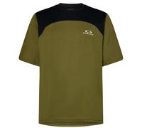 OAKLEY Free Ride Bikeshirt, für Herren, Größe L, Radtrikot, oliva