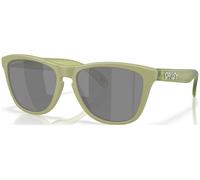 Oakley Uomo OO9013 FROGSKINS 9013M2 Occhiali da sole O_Matter Verde Grigio Squadrata Polarizzata