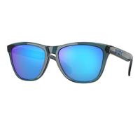 Oakley Frogskins OO9013-F6 PRIZM Sapphire Polarized, Polarizzato, Grigio, Plastic, Uomini occhiali da sole 55