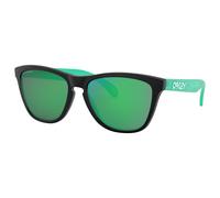 Oakley Frogskins Origins Coll Opaco Nero / Trans Celeste Prizm Giada OO9013-I4