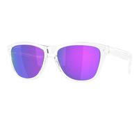 Oakley Frogskins S OO9508 950802 PRIZM Violet, Trasparente, Plastic, Unisex occhiali da sole 53
