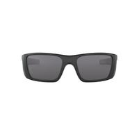 Oakley Uomo OO9096 FUEL CELL 909605 Occhiali da sole Iniettato Nero Grigio Squadrata Polarizzata Prizm