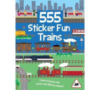 Oakley Graham 555 Sticker Fun Trains (Tascabile) 555 Sticker Fun