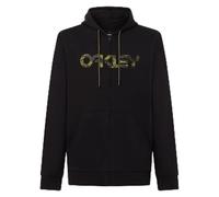 Felpa con cappuccio Oakley Teddy Full Zip nero assoluto verde - L