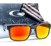 Oakley Holbrook Nero Opaco USA Bandiera Lenti Polarizzate Galaxy Ruby 9102