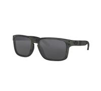 Oakley Holbrook, Occhiali da Uomo, Specchio Nero/Rosso Opaco, Taglia Unica
