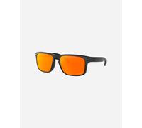 Oakley Uomo OO9102 HOLBROOK 9102E2 Occhiali da sole O_Matter Nero Rosso Squadrata Normale Prizm