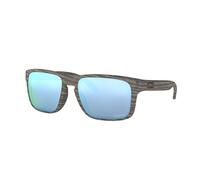 Occhiali da sole oakley holbrook woodgrain collection prizm deep water polarized marrone ref oo9102 j955