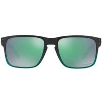 Oakley Holbrook Oo 9102 Occhiali Da Sole Uomo Nero Geometrico Verde 55mm