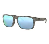 Occhiali Oakley Holbrook Woodgrain con lenti Prizm Deep Water Polarized