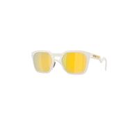 Oakley Unisex Oakley OO9533 HSTN SQ 953307 Occhiali da sole O_Matter Bianco Oro Squadrata Polarizzata