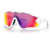 Oakley Jawbreaker Road, occhiali da sole male Bianco Giallo/Violettoo A Specchio