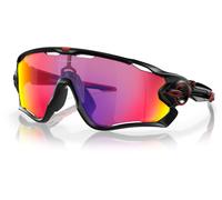 Oakley Jawbreaker Road, occhiali da sole male Opaco Nero/Rosso Giallo/Violettoo A Specchio