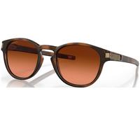Oakley Uomo OO9265 LATCH 926560 Occhiali da sole O_Matter Marrone Marrone Rotonda Normale Sfumato