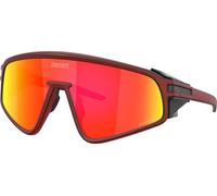 Oakley Latch Panel OO9404-23 PRIZM Ruby, Rosso, Plastic, Unisex occhiali da sole 35