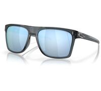 Oakley Leffingwell Deep Water Polarized, occhiali da sole male Grigio Blu Fumé