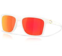 Oakley Leffingwell Seek Collection Ruby, occhiali da sole male Bianco Opaco Arancione/Rosso A Specchio