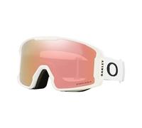 Oakley Line Miner M Matte White prizm Rose Gold Iridium Maschera