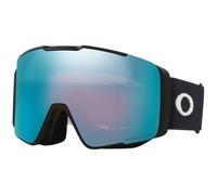 Oakley Line Miner Pro - Maschera da neve, cinturino nero opaco con lente Prizm Snow Sapphire Iridium, L