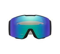 Oakley Line Miner Pro - Occhiali da neve, cinturino nero opaco con lente in iridio Prizm Snow Argon, misura media