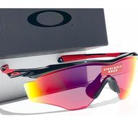 Oakley M2 Nero Con Prisma Strada Sport Baseball Moto XL Lenti Sole 9343-08 Case