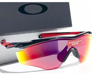 Oakley M2 Nero Con Prisma Strada Sport Baseball Moto XL Lenti Sole 9343-08 Case