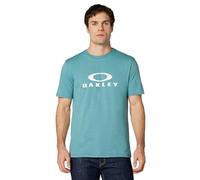 T-shirt Oakley O-Bark 2.0 manica corta blu turchese bianco - L