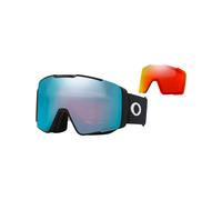 Oakley - Maschera da sci con 2 lenti - Line Miner Pro M Matte Black Prizm Sapphire & Prizm Torch - Nero