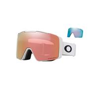 Oakley - Maschera da sci - Line Miner Pro M Matte White Prizm Rose Gold Iridium - Bianco